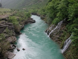 Balkanfluss Vjosa, Albanien